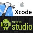 ios xcode android studio デザイン スマートフォン アプリ 開発 java
